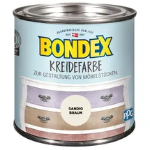 Bondex Kreidefarbe Sandig Braun 0,5 l