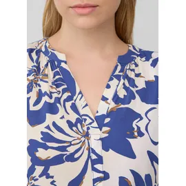 s.Oliver Tunikabluse mit All-over-Print Blau/Weiß 34