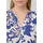 s.Oliver Tunikabluse mit All-over-Print Blau/Weiß 34