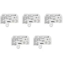 Homematic IP Smart-Home-Zubehör "Bundle 5x Schalt-Mess-Aktor Unterputz", weiß, B:19,5cm H:10,5cm T:29,5cm, Smart-Home-Stationen