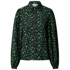 Edited Shirt 'Keao' - Schwarz,Grün - XS