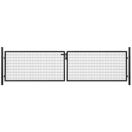 Tetzner & Jentzsch Doppeltor Strong 400 x 103 cm anthrazit inkl. Pfosten