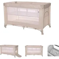 Lorelli Reisebett Torino 2 Ebenen faltbar seitliche Öffnung Tragetasche