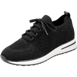 REMONTE Schnürschuhe in schwarz, Gr.: 38