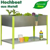 Simonrack G07100220290402 Blumenkübel Draußen Pflanzgefäß Freistehend grün rechteckig 90,0 x 85,0 cm