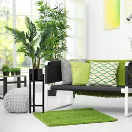 Relaxdays Blumentopf Ständer 60 x 21,5 cm Gold