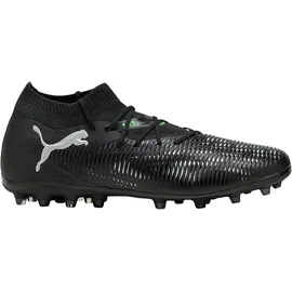 Puma Future 8 Match MG Fußballschuhe - PUMA black/PUMA Silver-Fluo Green