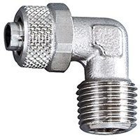 Riegler Winkel-Einschraubverschraubung, R 3/8 a., für Schlauch 6/4