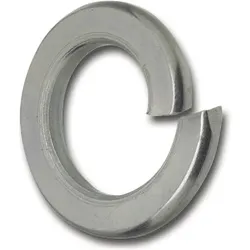 Federring mit glatten Enden DIN 127B, Federstahl verzinkt blau - M30 mm