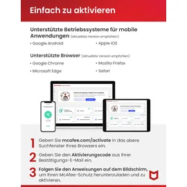McAfee Privacy & Identity Guard 1 Benutzer Android/iOS/Mac/Win