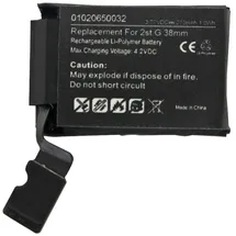AccuCell Akku passend für die Apple iWatch 2 38mm Li-Polymer Akku A1760, 3,77V, 273mAh, 1,0Wh, built-in, w/o tools
