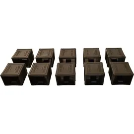 Coemo Set 10 Stk Härtegradschieber für Lattenrost Ersatzteil oder zum Nachrüsten 20x25 mm