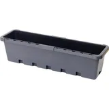 Greenlife Blumen- / Kräuterbox 39,5 x 11,5 x 10,5 cm Anthrazit Komplettset