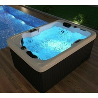 XXL Luxus SPA LED Whirlpool 2022 SET 190x135cm Outdoor-Indoor Pool Ozon 2 Pers,