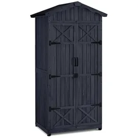 MCombo Gartenschrank 74 x 99 x 193 cm Anthrazitgrau