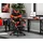 Hti-Living Krit Power Gaming Stuhl Schwarz Rot