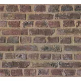 A.S. Création Steintapete Elements Tapete in Backstein Optik Vliestapete braun rot beige 10,05 m x 0,53 m - Braun/Rot/Beige