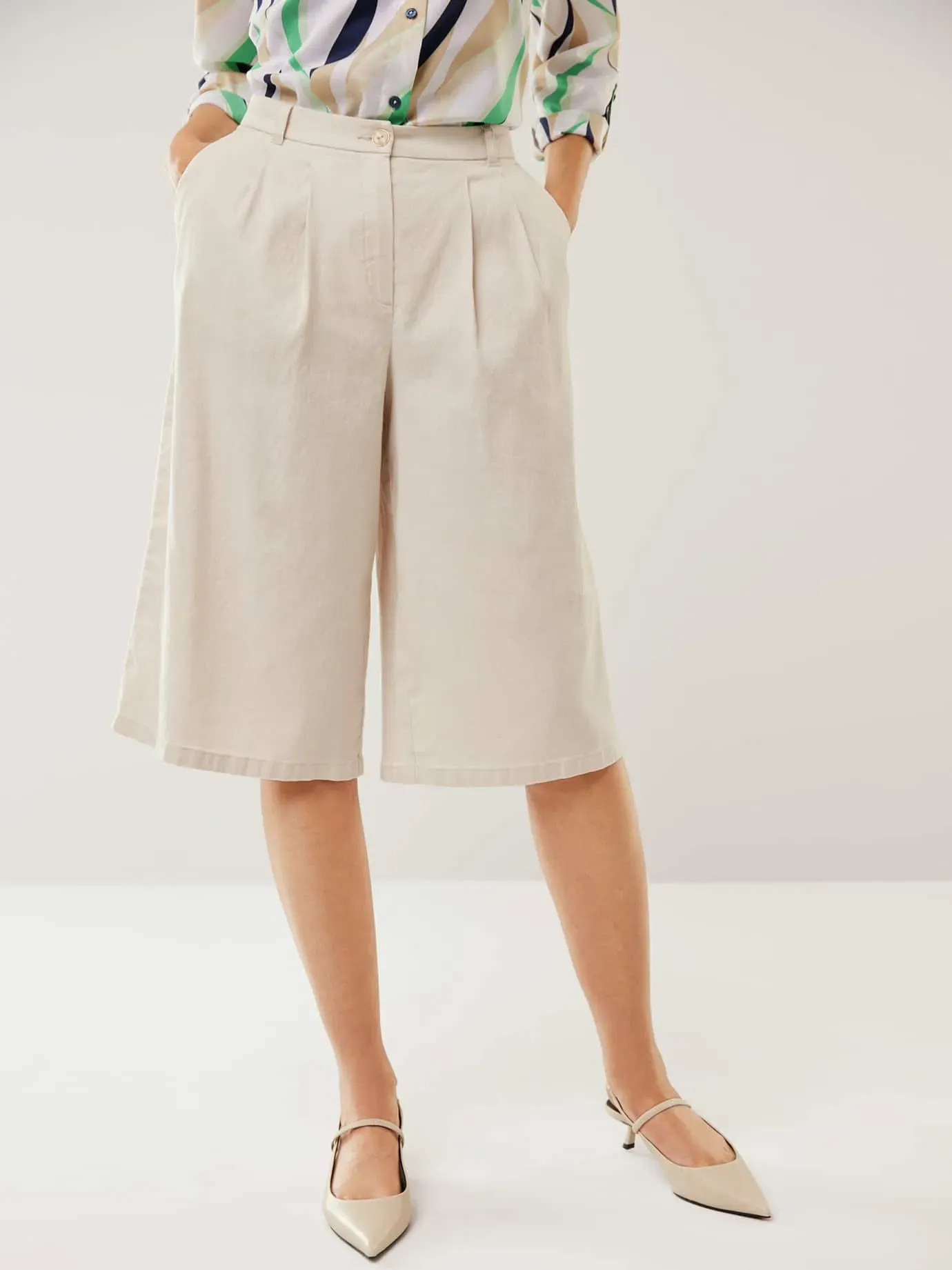 Walbusch Damen Easycare Hosenrock Beige