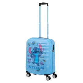 American Tourister Wavebreaker Disney 4-Rollen Cabin 55 cm / 36 l blau/silber
