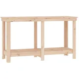 vidaXL Werkbank 140x50x80 cm Massivholz Kiefer