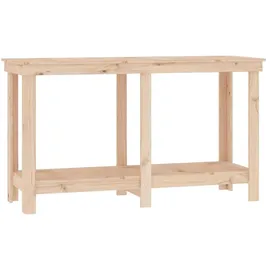 vidaXL Werkbank 140x50x80 cm Massivholz Kiefer