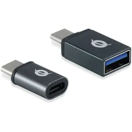 Conceptronic USB-C auf USB-A Adapter Schwarz