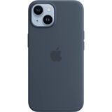 Apple Silikon Case mit MagSafe Sturmblau