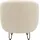 INOSIGN Sessel INOSIGN "Anjuli Lieferzeit nur 2 Wochen", beige (creme), B:72cm H:72cm T:76cm, 100% Polyester, Sessel, Runde Form, perfektes Einzelstück, Flausch oder Feinstruktur
