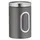Relaxdays Vorratsdose rund grau 1,4 l 4-teiliges Set
