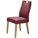 Woodford Esszimmerstuhl mit Griff Vivien , rot , Maße (cm): B: 47 H: 96 T: 59.0