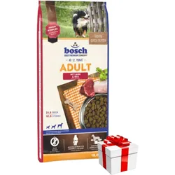 BOSCH ADULT LAMM & REIS 15kg+Überraschung für den Hund