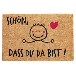 relaxdays Kokosmatte braun 40,0 x 60,0 cm