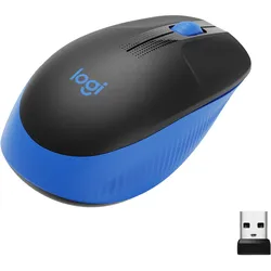 Logitech M190 Wireless Mouse, blau, USB-Nano Empfänger, 1000 DPI Auflösung