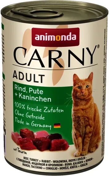 Animonda Cat Carny Kitten Rind, Pute und Kaninchen 400g (Rabatt für Stammkunden 3%)