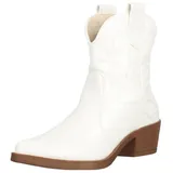Elara Damen Stiefeletten Cowboy Boots Chunkyrayan 301A31P White PU38
