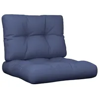 VidaXL Palettenkissen 2 Stk. Marineblau Stoff