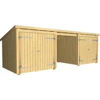 Plus Gartenhaus Nordic Multi 619 x 208 cm natur