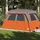 vidaXL Familienzelt 6 Personen Grau/Orange