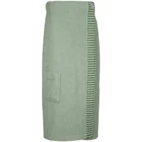 Schiesser Saunakilt Rom für Damen aus saugstarkem Baumwoll-Frottier (Größen S - XXL), Made in Green Zertifiziert, Farbe:Hellgrün, Größe:36-44