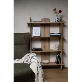 Selsey Bücherregal 107,2 x 149,4 x 28 cm Beige