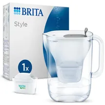 Brita Style Hellgrau Wasserfilter Kanne 2,4 L