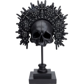 Kare DESIGN Deko-Objekt King Skull Schwarz