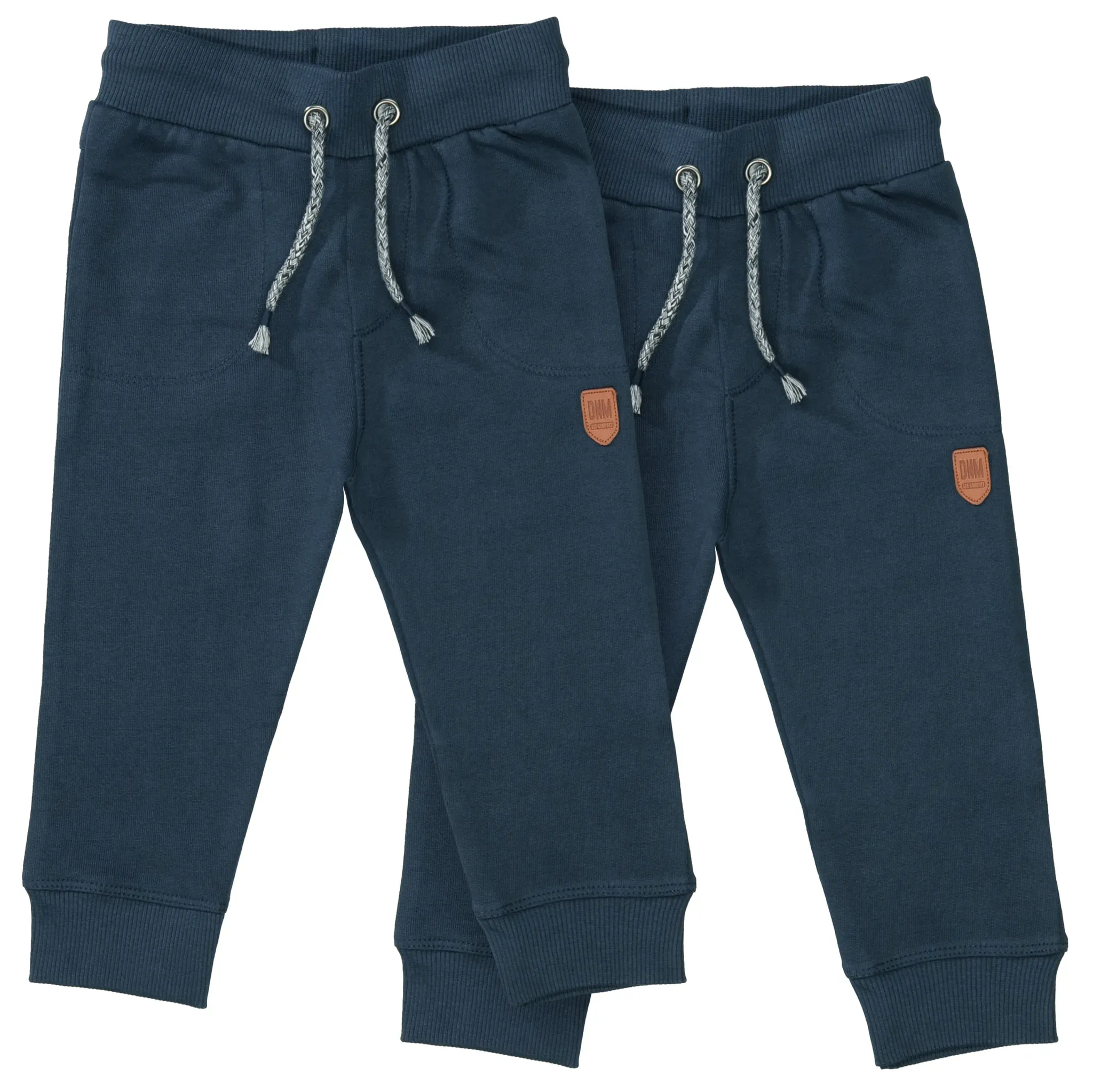 Jogginghose STACCATO, Mädchen, Gr. 74, Normalgrößen, blau (dunkelblau), Oberstoff: 100% Baumwolle., unifarben, Basic, lässig geschnitten, Hosen Jogginghose, Doppelpack