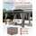 Vevor Terrassenvorhang, 2840x2840x2040mm, mit Reißverschluss, Sonnenvorhang Alternative zur Terrassenüberdachung, nur Vorhang, grau - Grau