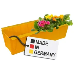BURI Paletten Blumenkasten Gelb Pflanzkasten Einsatz für Europaletten Blumentopf