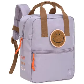 Lässig Kinderrucksack mit Brustgurt Kindergartentasche Kindergartenrucksack 27 cm, 7 Liter, 3 Jahre/Mini Square Backpack Lilac