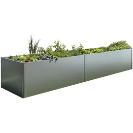 Biohort HochBeet 401 x 102 x 77 cm Quarzgrau-Metallic