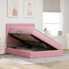 vidaXL Bett 140 x 200 cm Rosa
