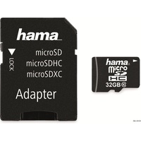 Hama microSDHC 32GB Class 10 + Adapter/Foto