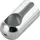 steelbase T-Verbinder für Stabilisationsstange SBA, 43 x 22 mm, Messing verchromt poliert